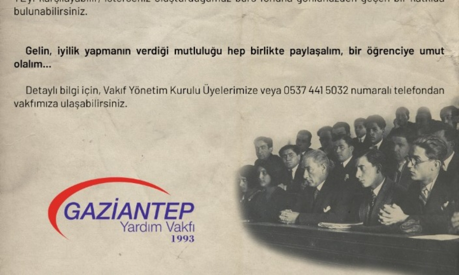 Üniversite Öğrencilerine Destek Bağışı